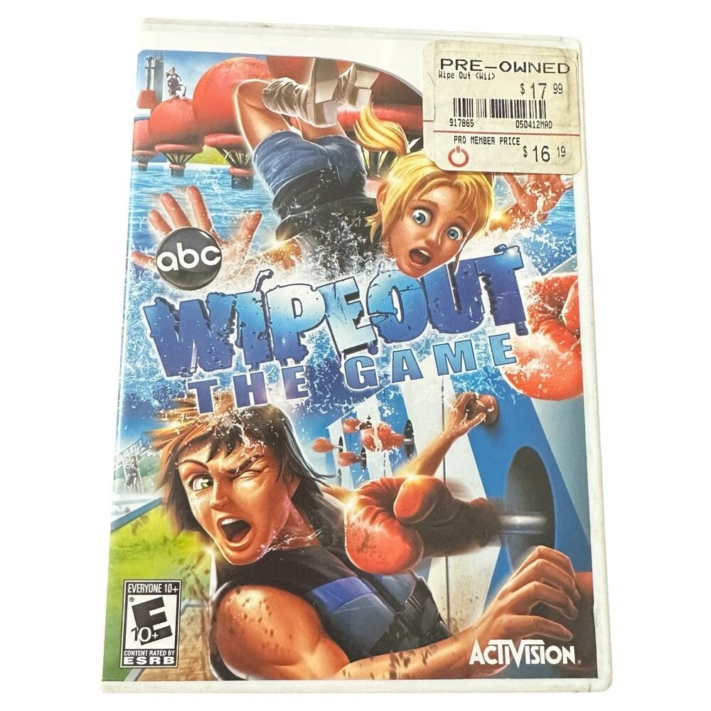 ABC Wipeout The Game Nintendo Wii Untested Gamer Gaming Reality TV Show Obstacle